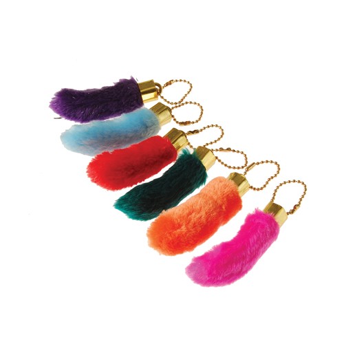 Rabbits Foot Key Chains<br>1 dozen